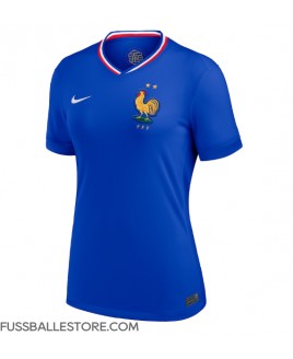 Günstige Frankreich Heimtrikot Damen EM 2024 Kurzarm